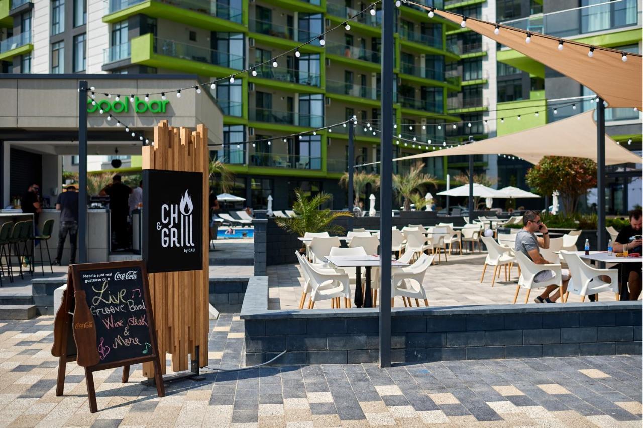 Sole Aparthotel Pool & Spa Mamaia Nord นาโวดาริ ภายนอก รูปภาพ